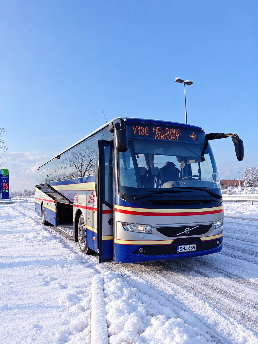 V130 Keimolassa talvella